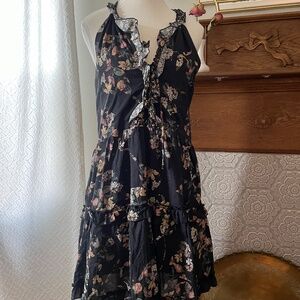Secret Mission Silk and Cotton Dress